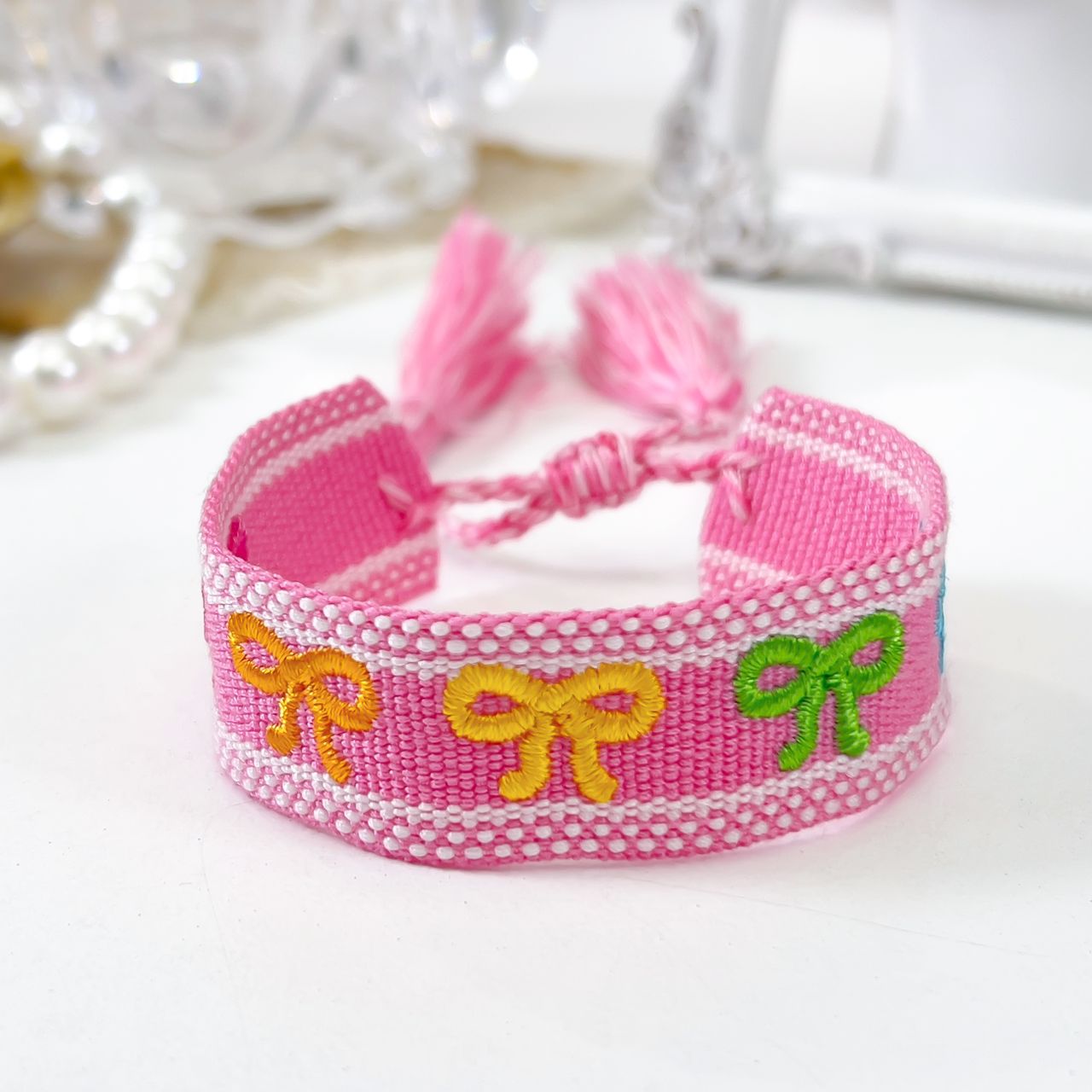 PULSERA TELA4 - Piedras Bellisimas