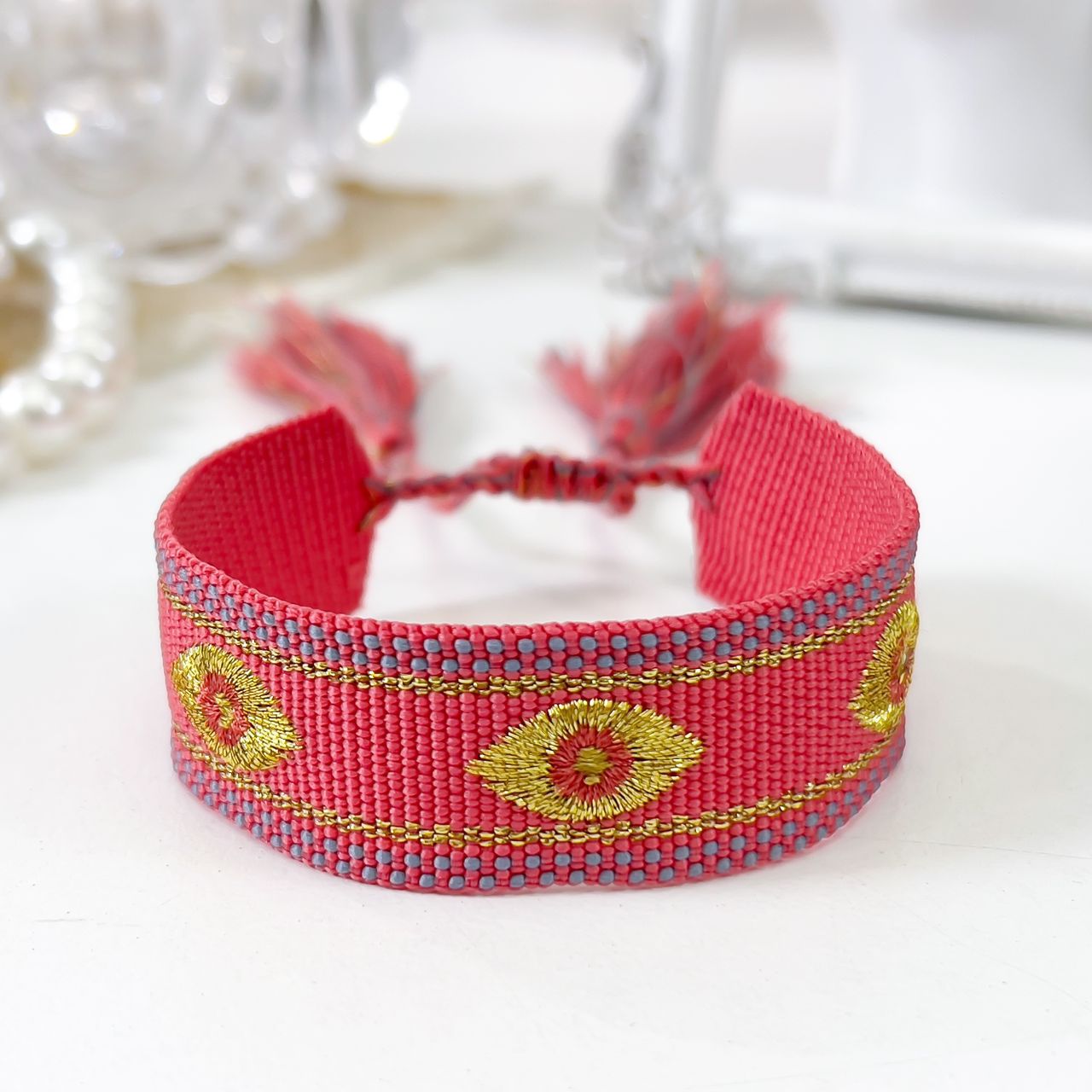 PULSERA TELA5 - Piedras Bellisimas