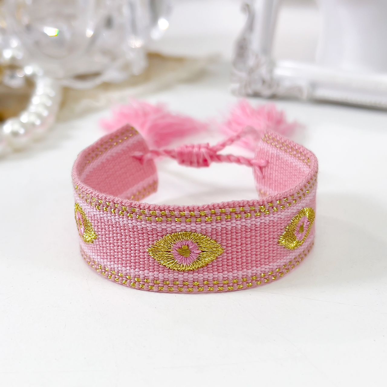 PULSERA TELA5 - Piedras Bellisimas