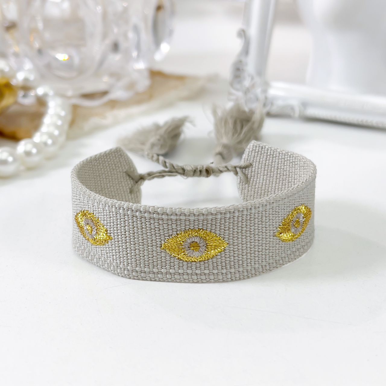 PULSERA TELA6 - Piedras Bellisimas