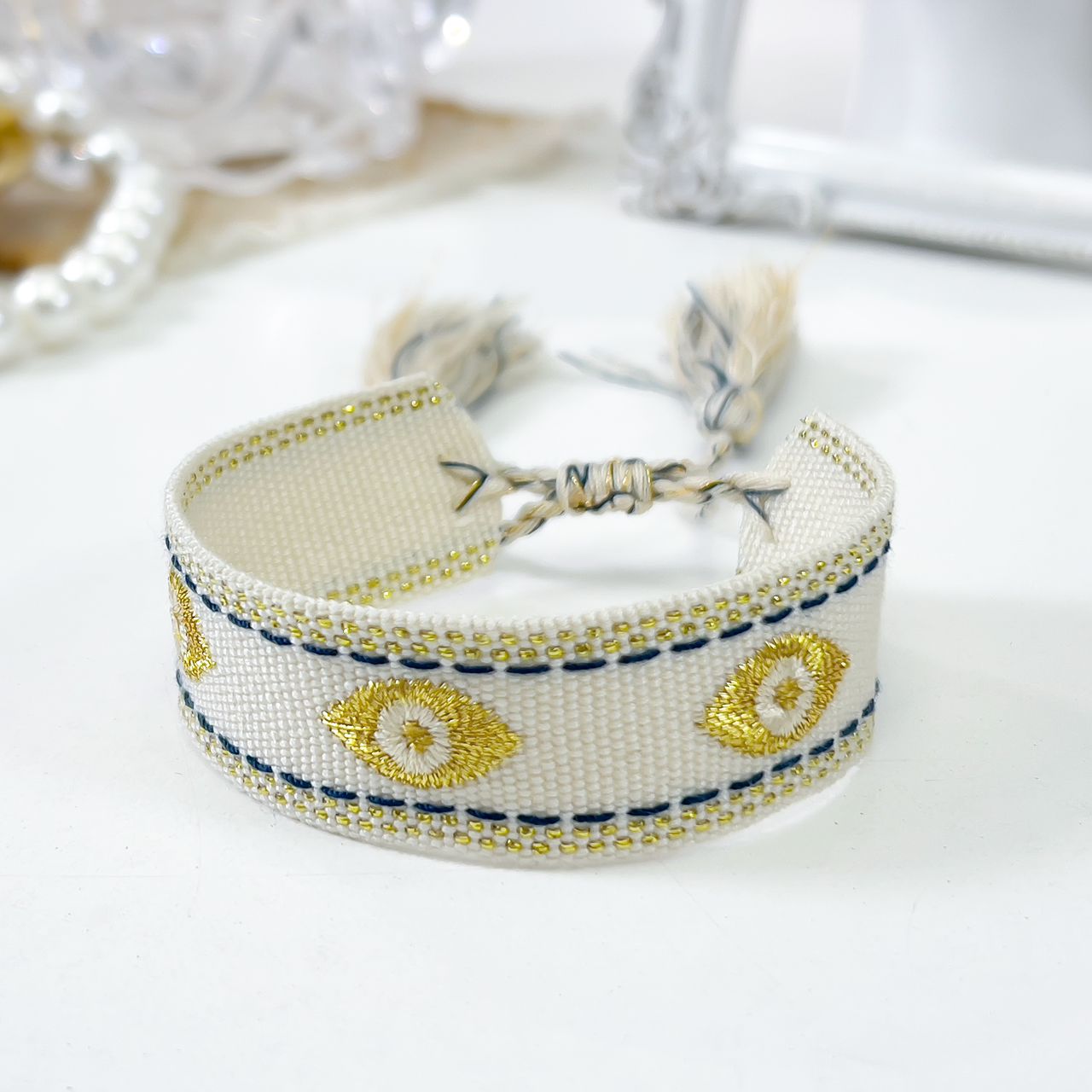 PULSERA TELA6 - Piedras Bellisimas