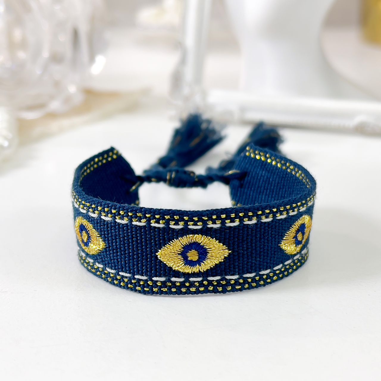 PULSERA TELA6 - Piedras Bellisimas