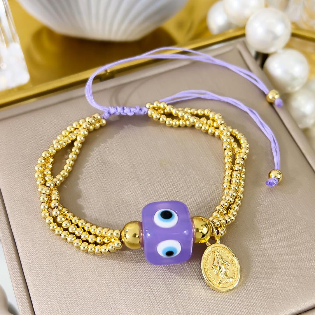 PULSERAS OJOS V - Piedras Bellisimas