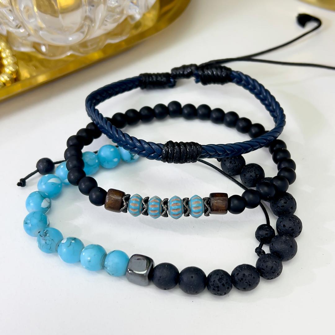 SET PULSERA H56 - Piedras Bellisimas