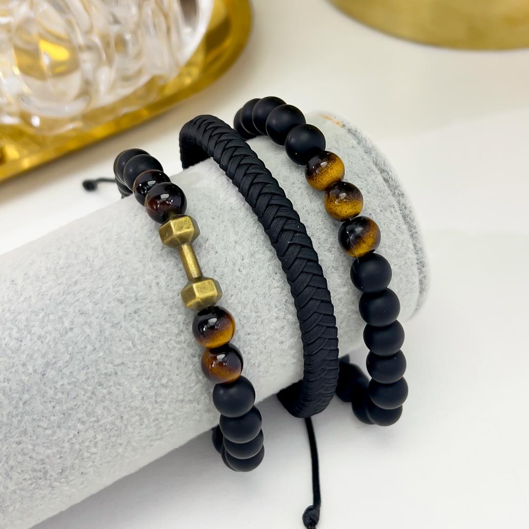 SET PULSERA H131 - Piedras Bellisimas