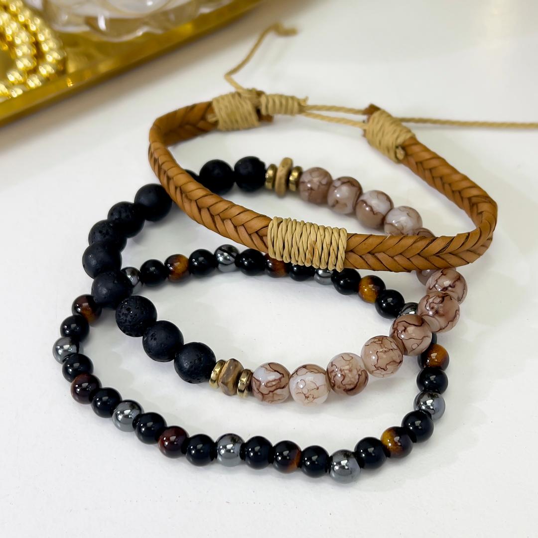 SET PULSERA H137 - Piedras Bellisimas