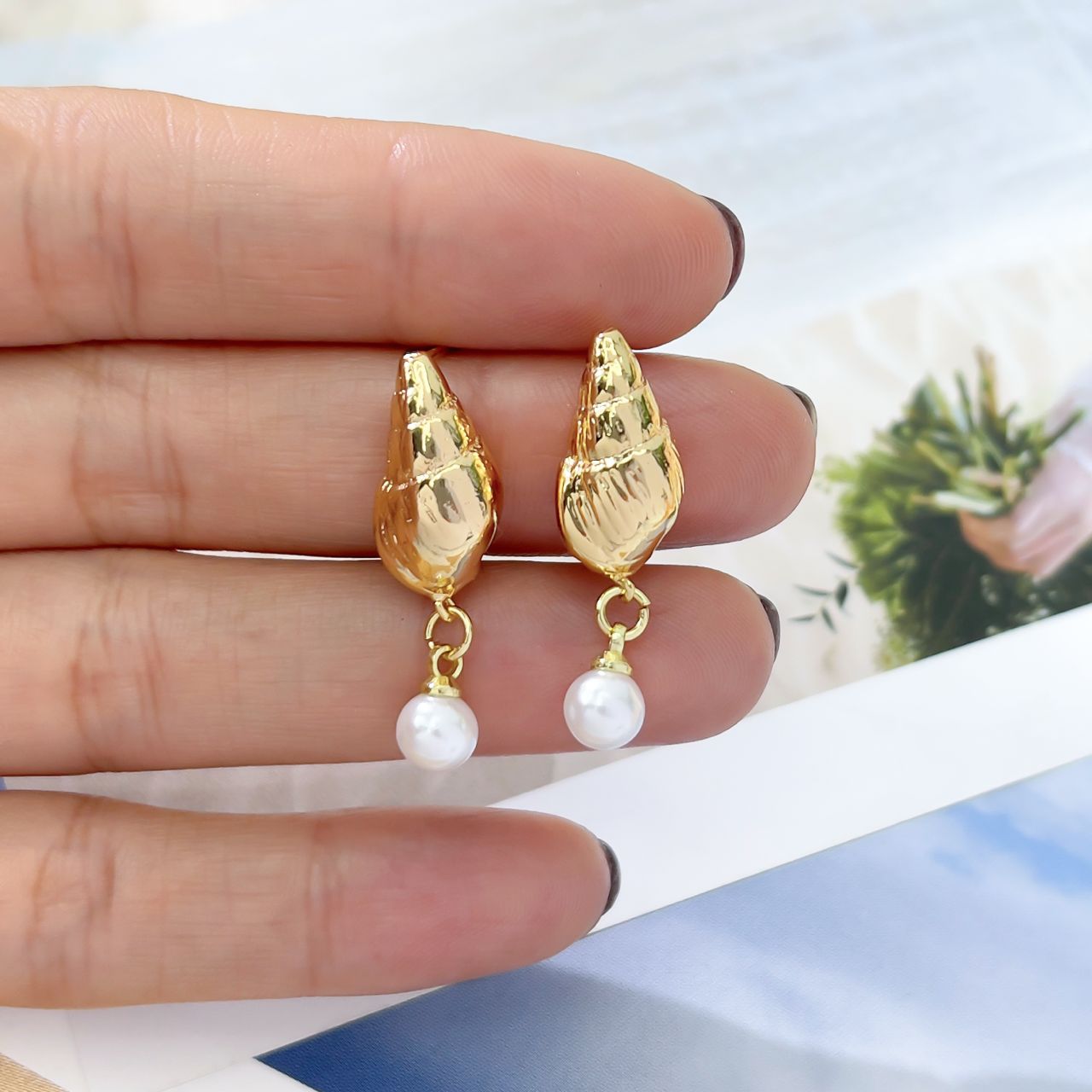 ZARCILLOS MAR - Piedras Bellisimas