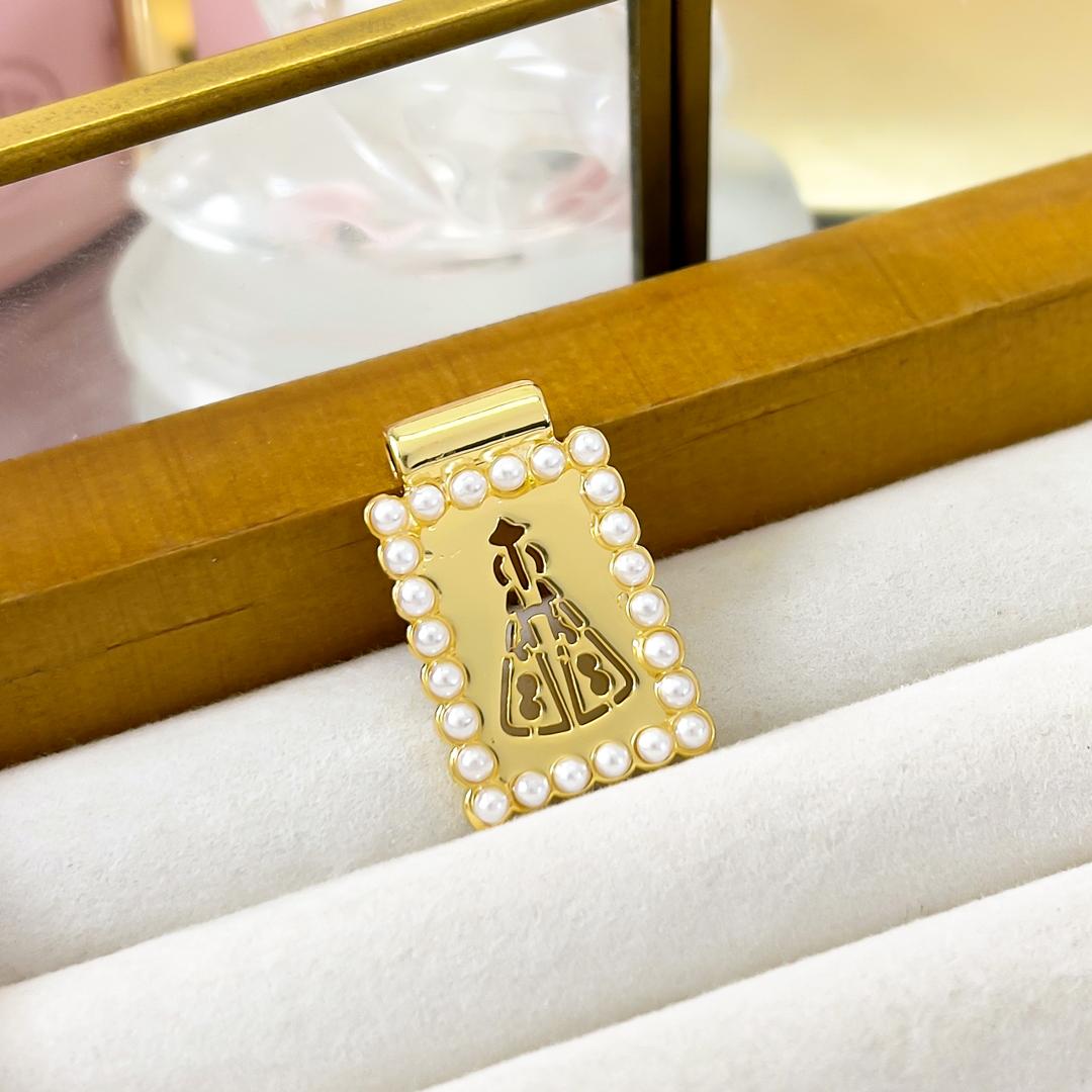 DIJE ESCAPULARIO PERLA - Piedras Bellisimas