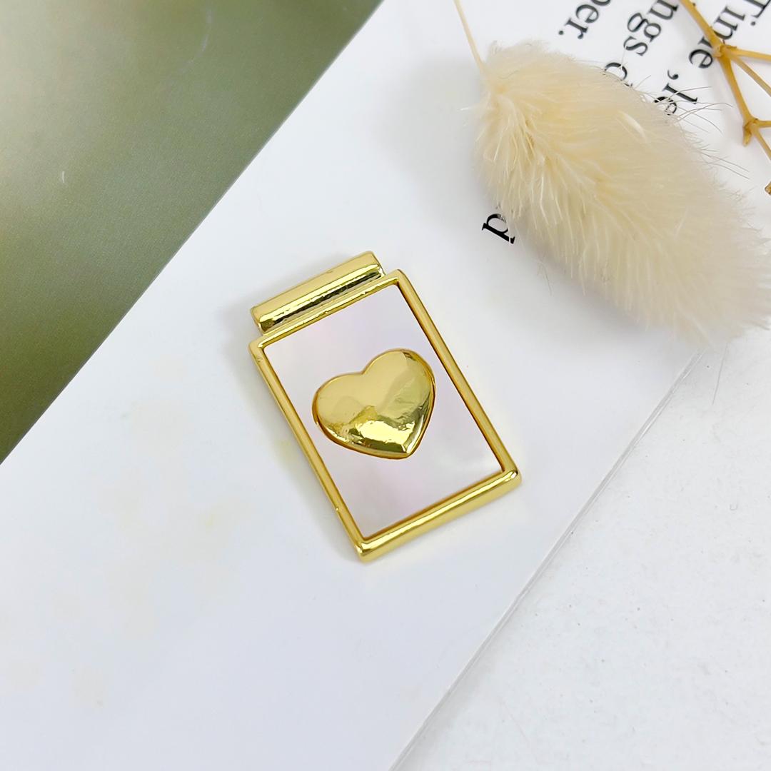 DIJE ESCAPULARIO GOLD - Piedras Bellisimas