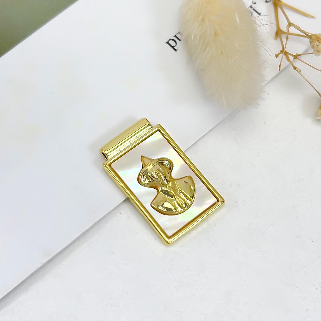 DIJE ESCAPULARIO GOLD - Piedras Bellisimas