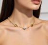 COLLAR DE OJO TURCO CO02 - Piedras Bellisimas